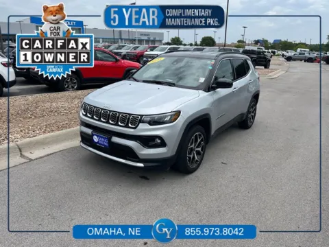 Silver 2025 Jeep Compass Limited for sale in Omaha, NE