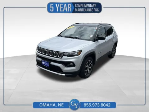 Silver 2025 Jeep Compass Limited for sale in Omaha, NE