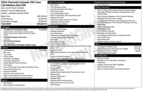 Photos of 2026 Chevrolet Colorado ZR2 for sale in Omaha, NE at Gregg Young Chevrolet of Omaha