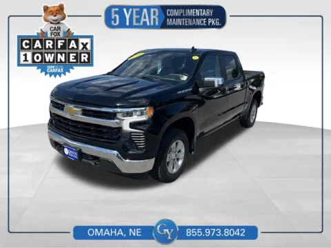 Black 2023 Chevrolet Silverado 1500 LT for sale in Omaha, NE
