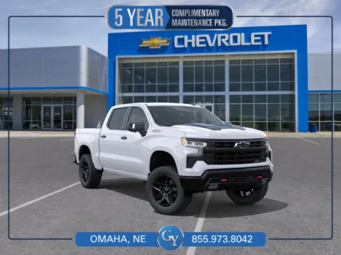 White 2026 Chevrolet Silverado 1500 LT Trail Boss for sale in Omaha, NE