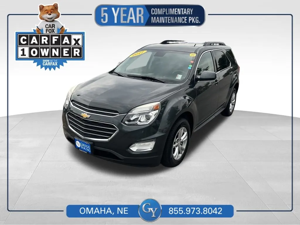 Gray 2017 Chevrolet Equinox LT for sale in Omaha, NE