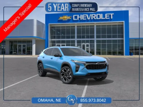 Blue 2026 Chevrolet Trax 2RS for sale in Omaha, NE