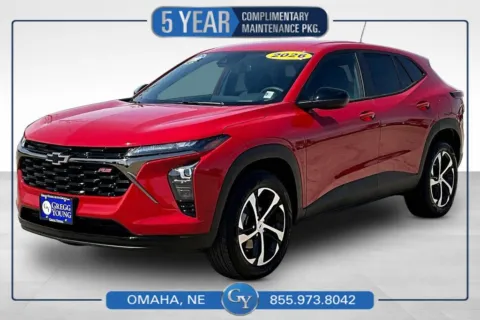 Red 2026 Chevrolet Trax 1RS for sale in Omaha, NE