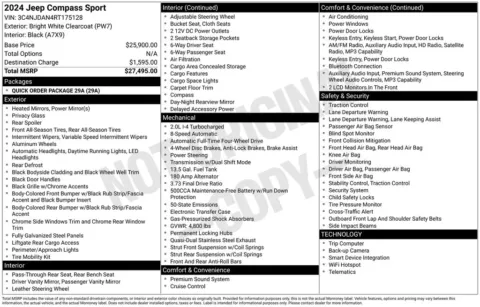 Photos of 2024 Jeep Compass Sport for sale in Omaha, NE at Gregg Young Chevrolet of Omaha