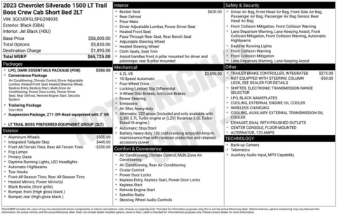 Photos of 2023 Chevrolet Silverado 1500 LT Trail Boss for sale in Omaha, NE at Gregg Young Chevrolet of Omaha
