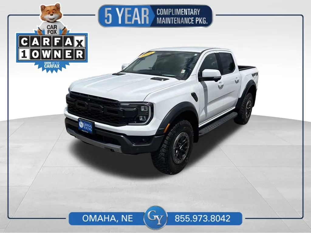 White 2025 Ford Ranger Raptor for sale in Omaha, NE