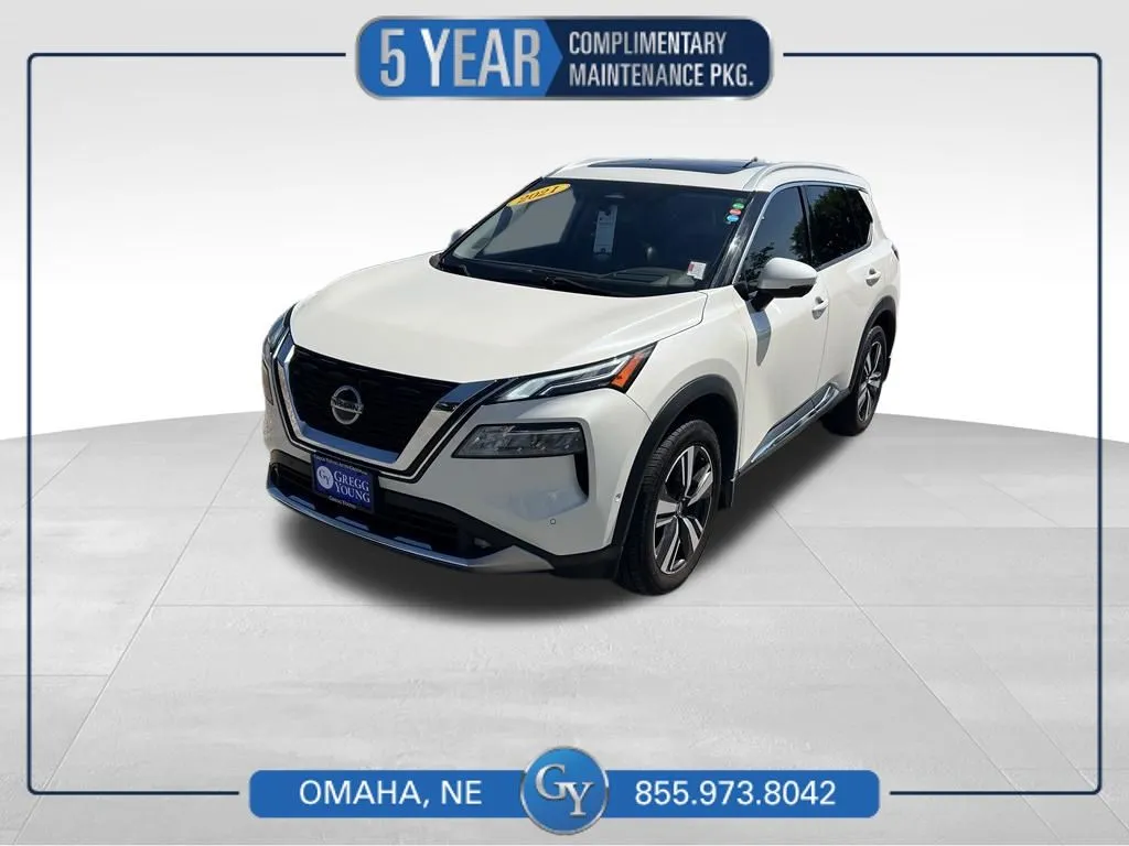 White 2021 Nissan Rogue Platinum for sale in Omaha, NE