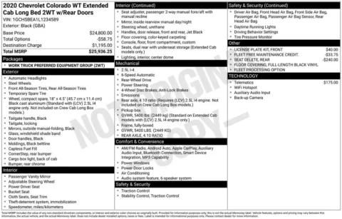 Photos of 2020 Chevrolet Colorado Work Truck for sale in Omaha, NE at Gregg Young Chevrolet of Omaha