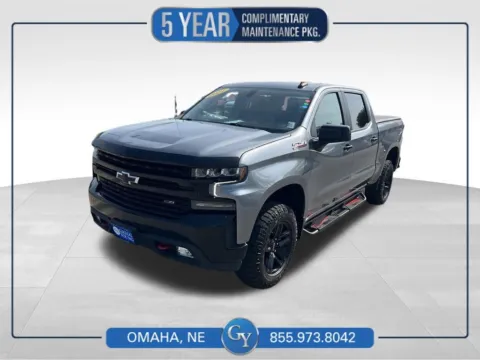 Gray 2021 Chevrolet Silverado 1500 LT Trail Boss for sale in Omaha, NE