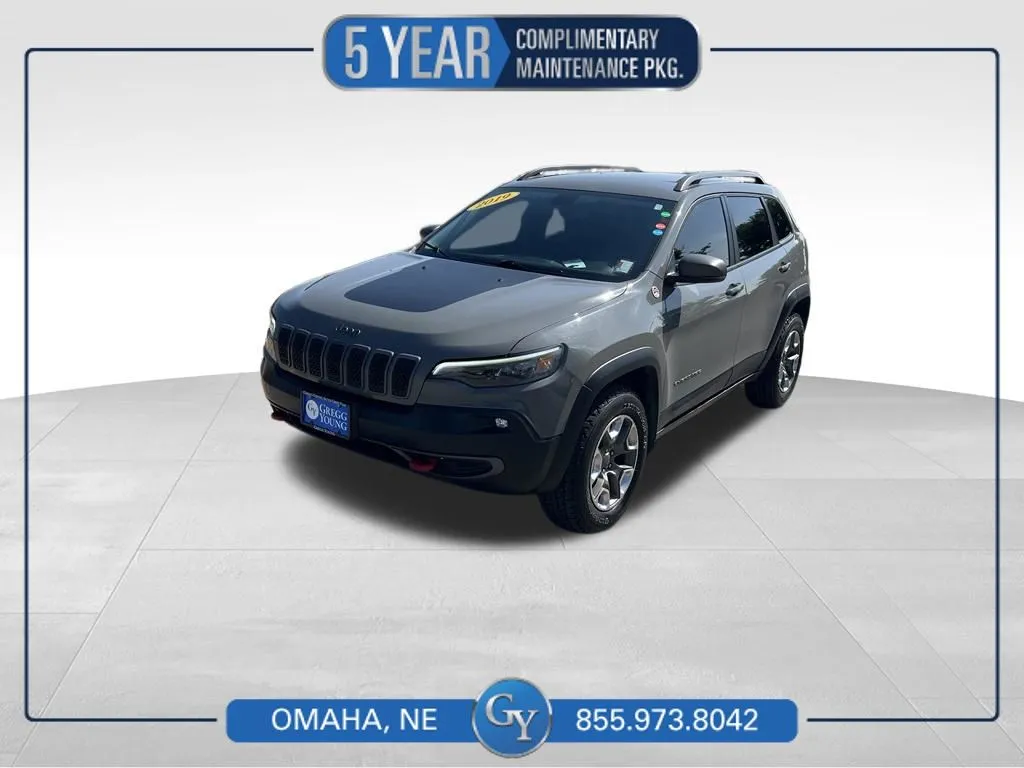 Gray 2019 Jeep Cherokee Trailhawk for sale in Omaha, NE