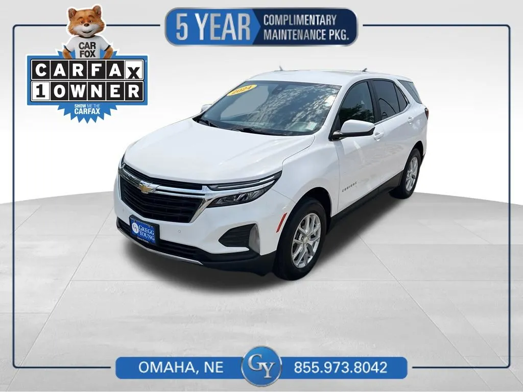White 2024 Chevrolet Equinox LT for sale in Omaha, NE