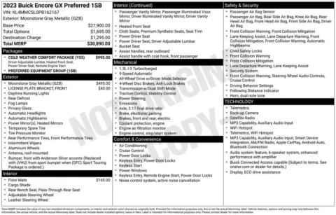 Photos of 2023 Buick Encore GX Preferred for sale in Omaha, NE at Gregg Young Chevrolet of Omaha