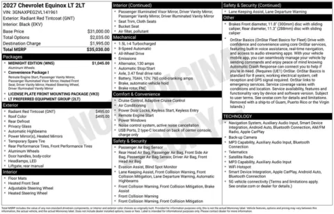 Photos of 2027 Chevrolet Equinox LT for sale in Omaha, NE at Gregg Young Chevrolet of Omaha
