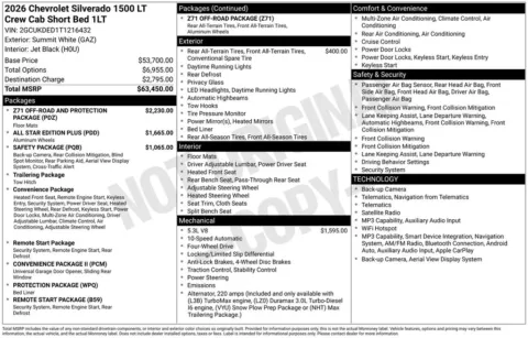 Photos of 2026 Chevrolet Silverado 1500 LT for sale in Omaha, NE at Gregg Young Chevrolet of Omaha