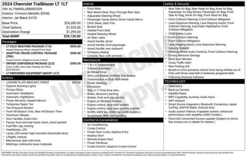 Photos of 2024 Chevrolet TrailBlazer LT for sale in Omaha, NE at Gregg Young Chevrolet of Omaha