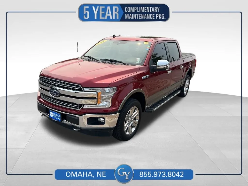 Red 2019 Ford F-150 Lariat for sale in Omaha, NE
