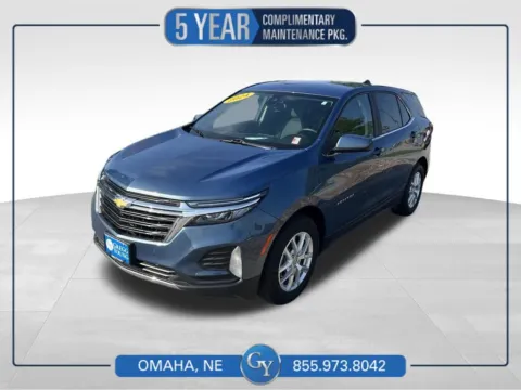 Blue 2024 Chevrolet Equinox LT for sale in Omaha, NE