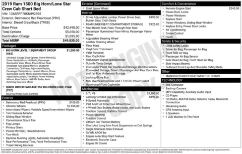 Photos of 2019 Ram 1500 Big Horn/Lone Star for sale in Omaha, NE at Gregg Young Chevrolet of Omaha