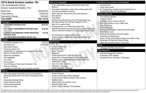 Photos of 2016 Buick Enclave Leather Group for sale in Omaha, NE at Gregg Young Chevrolet of Omaha