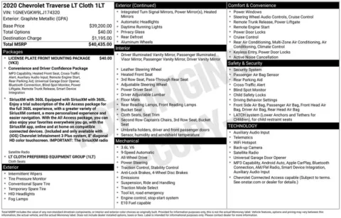 Photos of 2020 Chevrolet Traverse LT for sale in Omaha, NE at Gregg Young Chevrolet of Omaha