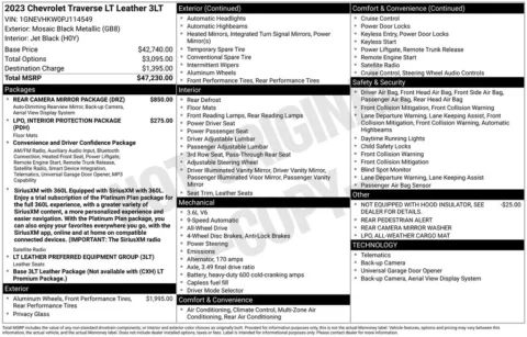 Photos of 2023 Chevrolet Traverse LT Leather for sale in Omaha, NE at Gregg Young Chevrolet of Omaha