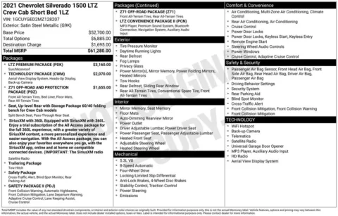 Photos of 2021 Chevrolet Silverado 1500 LTZ for sale in Omaha, NE at Gregg Young Chevrolet of Omaha