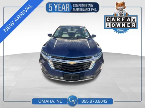 Blue 2022 Chevrolet Equinox LT for sale in Omaha, NE