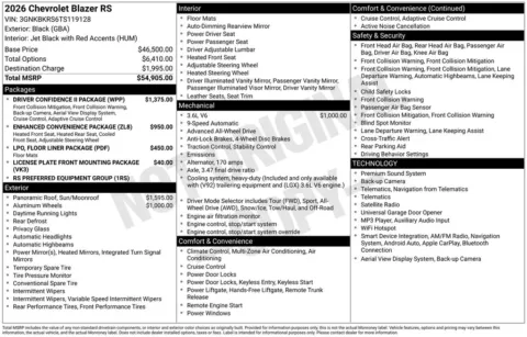 Photos of 2026 Chevrolet Blazer RS for sale in Omaha, NE at Gregg Young Chevrolet of Omaha