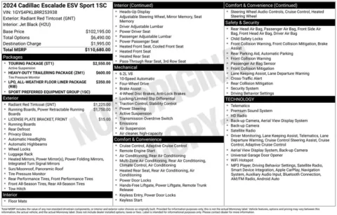 Photos of 2024 Cadillac Escalade ESV Sport for sale in Omaha, NE at Gregg Young Chevrolet of Omaha