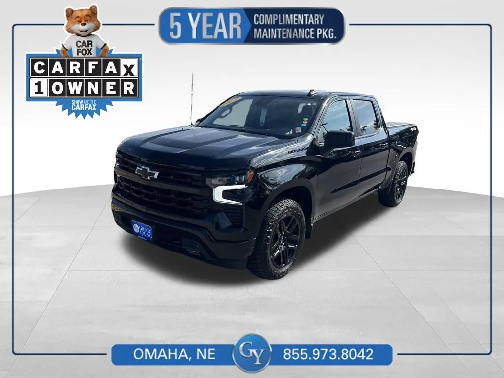 Black 2023 Chevrolet Silverado 1500 RST for sale in Omaha, NE
