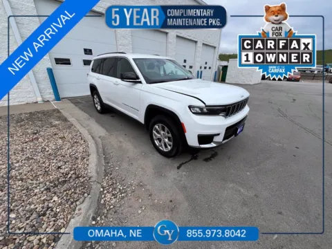 White 2022 Jeep Grand Cherokee L Limited for sale in Omaha, NE