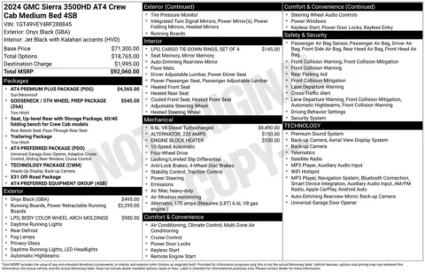 Photos of 2024 GMC Sierra 3500 HD AT4 for sale in Omaha, NE at Gregg Young Chevrolet of Omaha