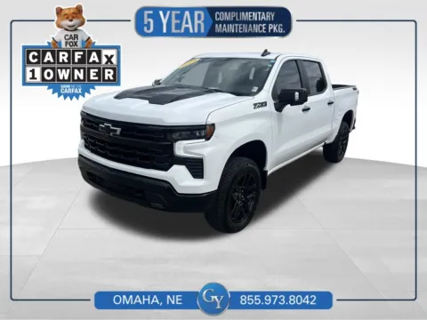 White 2024 Chevrolet Silverado 1500 LT Trail Boss for sale in Omaha, NE