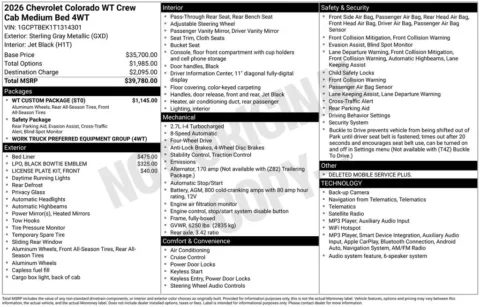 Photos of 2026 Chevrolet Colorado Work Truck for sale in Omaha, NE at Gregg Young Chevrolet of Omaha