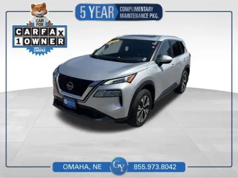 Silver 2022 Nissan Rogue SV for sale in Omaha, NE