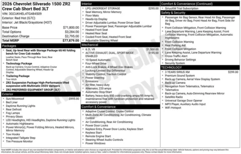 Photos of 2026 Chevrolet Silverado 1500 ZR2 for sale in Omaha, NE at Gregg Young Chevrolet of Omaha
