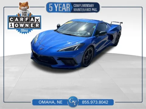 Blue 2021 Chevrolet Corvette Stingray for sale in Omaha, NE