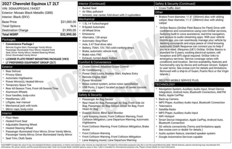 Photos of 2027 Chevrolet Equinox LT for sale in Omaha, NE at Gregg Young Chevrolet of Omaha