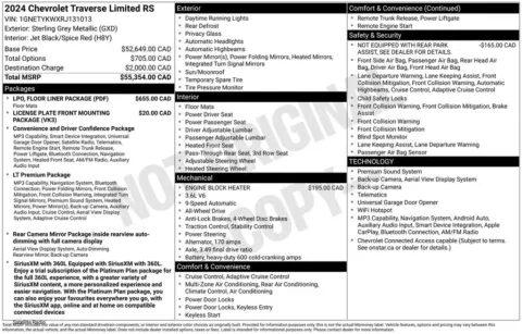 Photos of 2024 Chevrolet Traverse Limited RS for sale in Omaha, NE at Gregg Young Chevrolet of Omaha