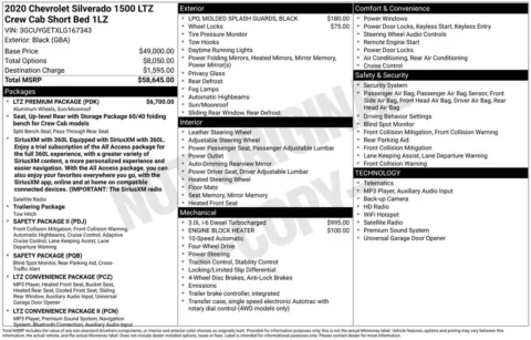 Photos of 2020 Chevrolet Silverado 1500 LTZ for sale in Omaha, NE at Gregg Young Chevrolet of Omaha