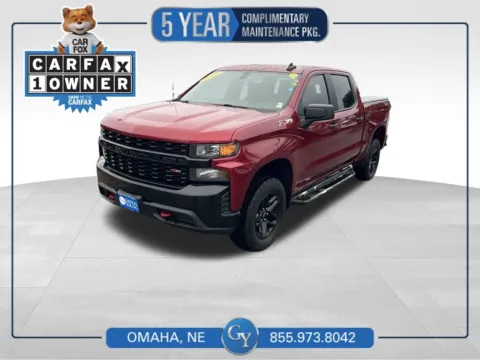 Red 2020 Chevrolet Silverado 1500 Custom Trail Boss for sale in Omaha, NE