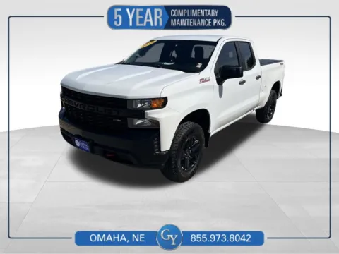 White 2019 Chevrolet Silverado 1500 Custom Trail Boss for sale in Omaha, NE