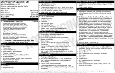 Photos of 2027 Chevrolet Equinox LT for sale in Omaha, NE at Gregg Young Chevrolet of Omaha