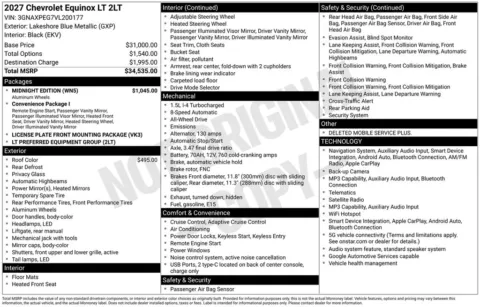 Photos of 2027 Chevrolet Equinox LT for sale in Omaha, NE at Gregg Young Chevrolet of Omaha