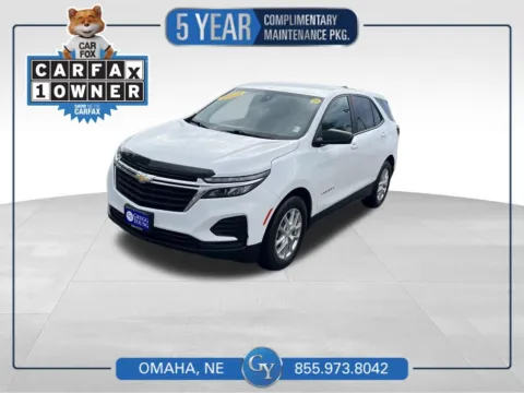 White 2022 Chevrolet Equinox LS for sale in Omaha, NE