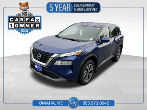 Blue 2023 Nissan Rogue SV for sale in Omaha, NE