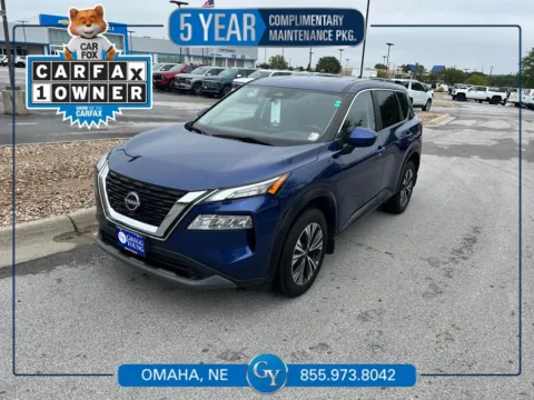 Blue 2023 Nissan Rogue SV for sale in Omaha, NE