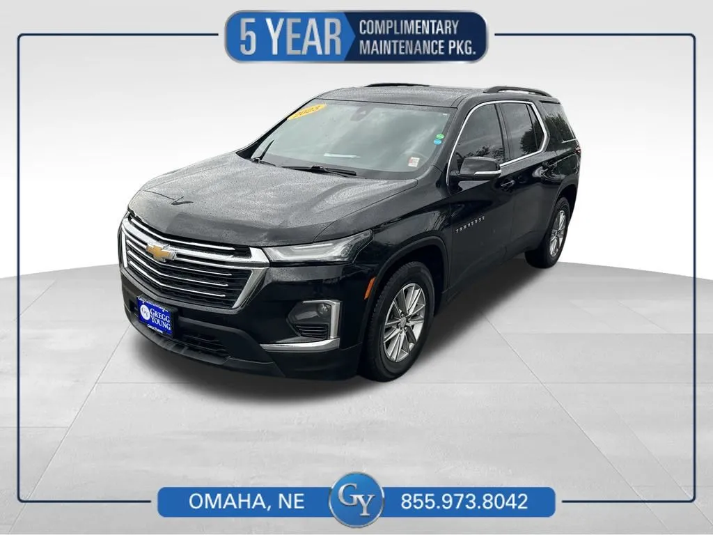 Black 2023 Chevrolet Traverse LT for sale in Omaha, NE