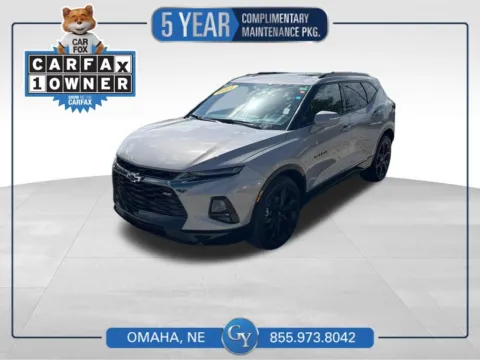 Gray 2021 Chevrolet Blazer RS for sale in Omaha, NE